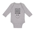 Long Sleeve Bodysuit Baby I Have The Coolest Uncle Ever Boy & Girl Clothes