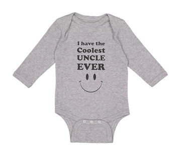 Long Sleeve Bodysuit Baby I Have The Coolest Uncle Ever Boy & Girl Clothes