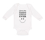 Long Sleeve Bodysuit Baby I Have The Coolest Uncle Ever Boy & Girl Clothes