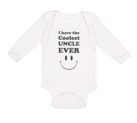 Long Sleeve Bodysuit Baby I Have The Coolest Uncle Ever Boy & Girl Clothes