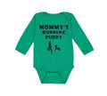 Long Sleeve Bodysuit Baby Mommy's Running Buddy Boy & Girl Clothes Cotton