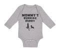 Long Sleeve Bodysuit Baby Mommy's Running Buddy Boy & Girl Clothes Cotton
