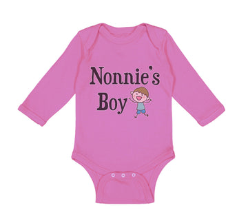 Long Sleeve Bodysuit Baby Nonie's Boy Grandmother Grandma Boy & Girl Clothes