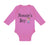 Long Sleeve Bodysuit Baby Nonie's Boy Grandmother Grandma Boy & Girl Clothes