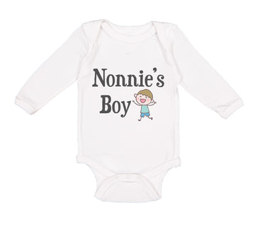 Long Sleeve Bodysuit Baby Nonie's Boy Grandmother Grandma Boy & Girl Clothes