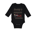 Long Sleeve Bodysuit Baby Daddy's Favorite Tax Deduction Dad Father's Day Funny - Cute Rascals