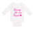 Long Sleeve Bodysuit Baby Sassy like My Aunt Boy & Girl Clothes Cotton