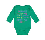 Long Sleeve Bodysuit Baby Careful Say Me Grandma's Crazy Funny Style B Cotton - Cute Rascals