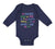 Long Sleeve Bodysuit Baby Careful Say Me Grandma's Crazy Funny Style B Cotton - Cute Rascals