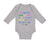 Long Sleeve Bodysuit Baby Careful Say Me Grandma's Crazy Funny Style B Cotton - Cute Rascals