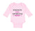 Long Sleeve Bodysuit Baby Of Course I'M Cute Just Look at My Mommy Mom Mothers