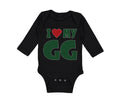 Long Sleeve Bodysuit Baby I Love My Gg Grandma Grandmother Boy & Girl Clothes