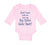 Long Sleeve Bodysuit Baby Don'T Mess with Me Cuz My Big Sister Kicks Butt Cotton - Cute Rascals