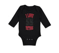 Long Sleeve Bodysuit Baby I Love My Dad Ans His Tattoos Dad Father's Day Cotton