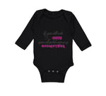 Long Sleeve Bodysuit Baby Think I'M Cute My Godmother Funny Style C Cotton