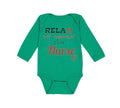 Long Sleeve Bodysuit Baby Relax My Mommy Is A Nurse Boy & Girl Clothes Cotton