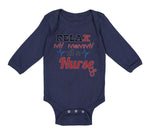 Long Sleeve Bodysuit Baby Relax My Mommy Is A Nurse Boy & Girl Clothes Cotton