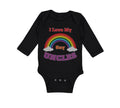 Long Sleeve Bodysuit Baby I Love My Gay Uncles Boy & Girl Clothes Cotton