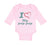 Long Sleeve Bodysuit Baby I Love My Pop Pop Grandfather Grandpa Cotton