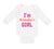 Long Sleeve Bodysuit Baby I'M Grandpa's Girl Grandmother Grandma Cotton