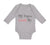 Long Sleeve Bodysuit Baby My Papou Loves Me Grandmother Grandma Cotton