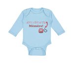 Long Sleeve Bodysuit Baby Don'T Make Me Call Memere Grandmother Grandma Cotton - Cute Rascals