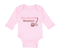Long Sleeve Bodysuit Baby Don'T Make Me Call Memere Grandmother Grandma Cotton