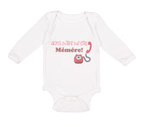 Long Sleeve Bodysuit Baby Don'T Make Me Call Memere Grandmother Grandma Cotton - Cute Rascals