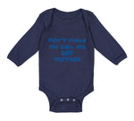 Long Sleeve Bodysuit Baby Don'T Make Me Call My God Mother Boy & Girl Clothes - Cute Rascals