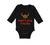 Long Sleeve Bodysuit Baby Daddy's Little Viking Valhalla Dad Father's Day Cotton - Cute Rascals