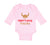 Long Sleeve Bodysuit Baby Daddy's Little Viking Valhalla Dad Father's Day Cotton - Cute Rascals
