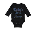 Long Sleeve Bodysuit Baby Daddy's Little Nugget Dad Father's Day Cotton