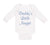Long Sleeve Bodysuit Baby Daddy's Little Nugget Dad Father's Day Cotton - Cute Rascals