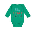 Long Sleeve Bodysuit Baby My Tia Loves Me Boy & Girl Clothes Cotton