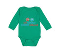 Long Sleeve Bodysuit Baby My Mommy Rescues Animals Mom Mothers Day Cotton