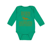 Long Sleeve Bodysuit Baby Born to Ride Horses with Mommy Boy & Girl Clothes - Cute Rascals