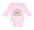 Long Sleeve Bodysuit Baby If You Mess with Me You Mess with My Yaya Cotton