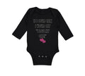 Long Sleeve Bodysuit Baby Talk Say Love My Oma Grandmother Grandma Cotton