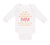 Long Sleeve Bodysuit Baby If You Mess with Me My Papa Dad Father's Day Cotton