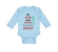 Long Sleeve Bodysuit Baby My Hero Wears Scrubs I Call Her Mommy Doctor Nurse
