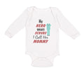 Long Sleeve Bodysuit Baby My Hero Wears Scrubs I Call Her Mommy Doctor Nurse