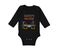 Long Sleeve Bodysuit Baby Daddy's Helper Dad Father's Day Boy & Girl Clothes