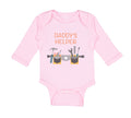 Long Sleeve Bodysuit Baby Daddy's Helper Dad Father's Day Boy & Girl Clothes