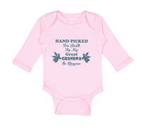 Long Sleeve Bodysuit Baby Hand Picked for Earth by My Great Grandpa in Heaven - Cute Rascals