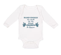 Long Sleeve Bodysuit Baby Hand Picked for Earth by My Great Grandpa in Heaven - Cute Rascals