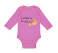 Long Sleeve Bodysuit Baby Hatched by 2 Chicks Gay Lgbtq Style C Cotton