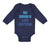Long Sleeve Bodysuit Baby My Daddy's Life Matters Dad Father's Day Cotton