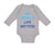 Long Sleeve Bodysuit Baby My Daddy's Life Matters Dad Father's Day Cotton