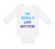 Long Sleeve Bodysuit Baby My Daddy's Life Matters Dad Father's Day Cotton