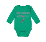 Long Sleeve Bodysuit Baby Don'T Make Me Call Pawpaw Grandpa Grandfather Cotton - Cute Rascals